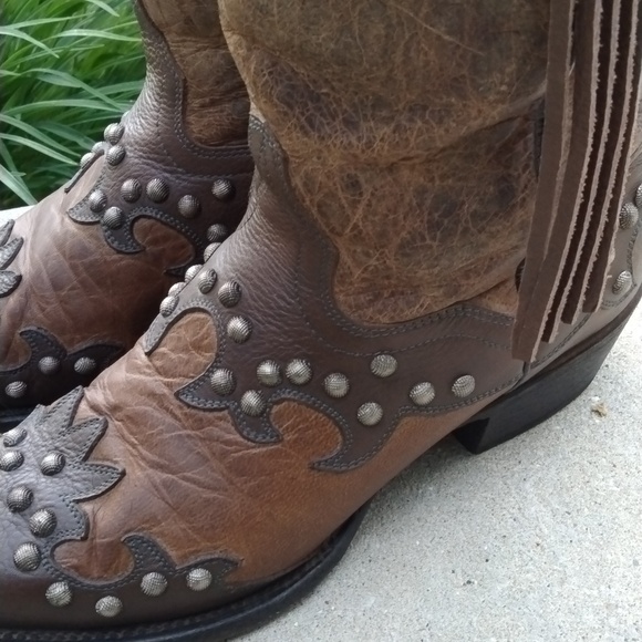 J.B. Dillon Goatskin Handcrafted Western Boots - Picture 6 of 16